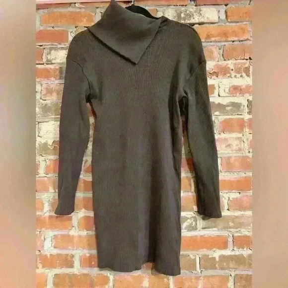 Zara Ribbed Mini Dress Size S - Picture 5 of 7